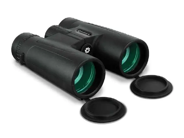 Konus Basic Plus 10x42 - Prismáticos con Óptica Totalmente Recubierta y Enfoque Central