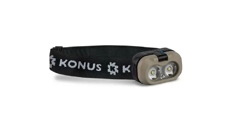 Konus Linterna Frontal Konusflash-8 450 Lúmenes Recargable con Sensor Movimiento