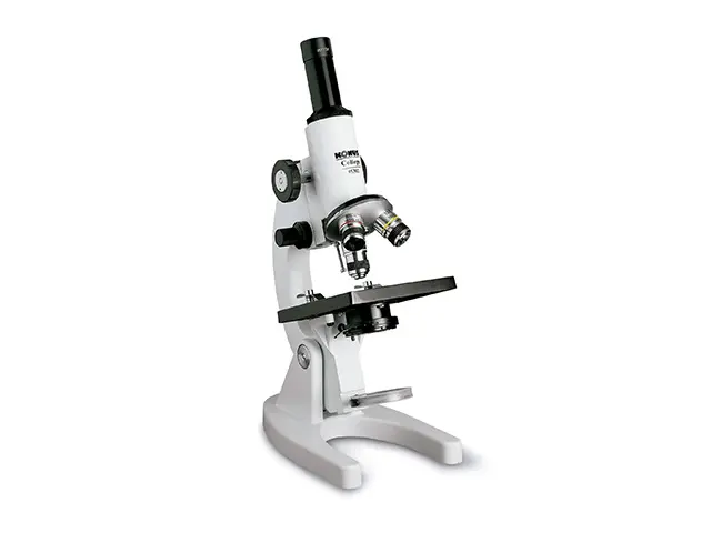 Konus Microscopio College 60x-600x - Microscopio Monocular Educativo con Enfoque Micrométrico