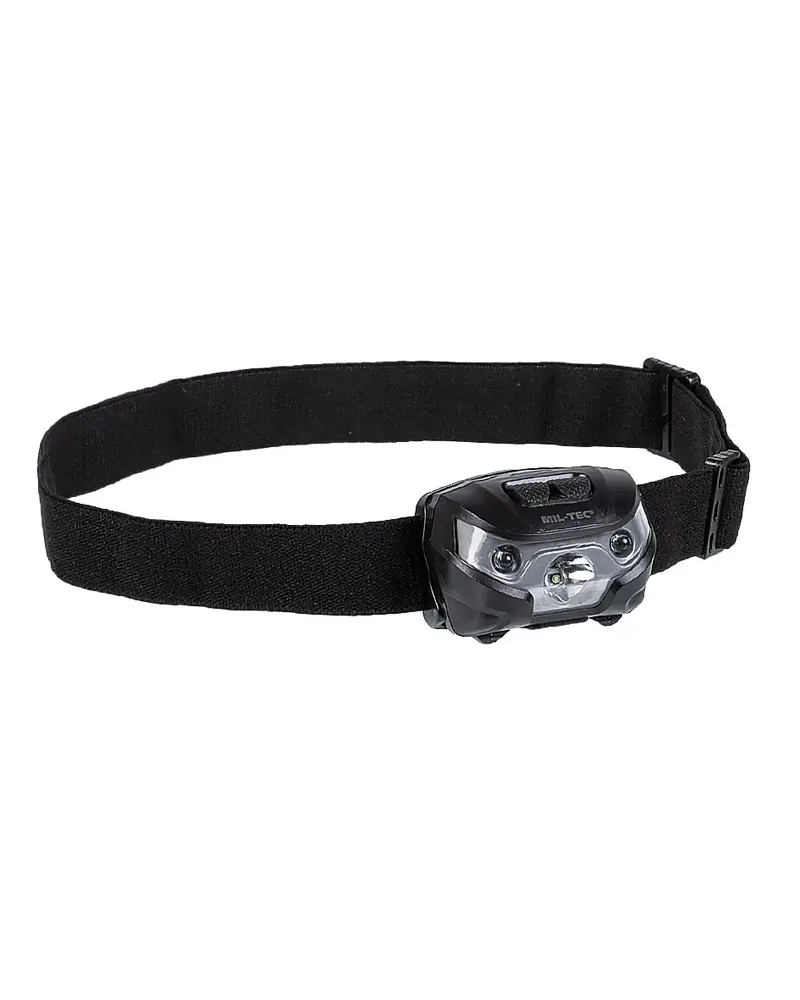 Linterna Frontal Mil-Tec LED CREE XPE Ultraligera 52g Negro