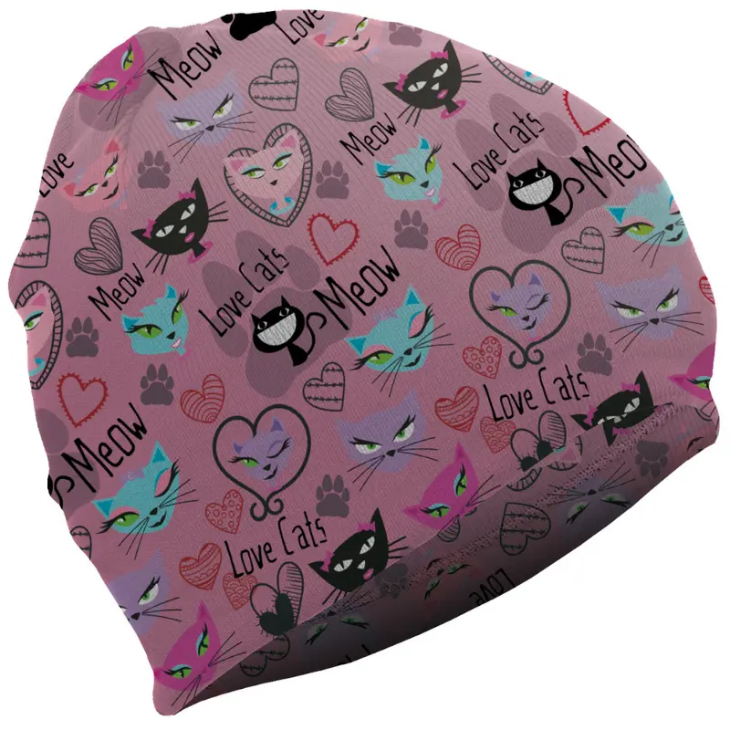 LOVE CATS Gorro fino para niños