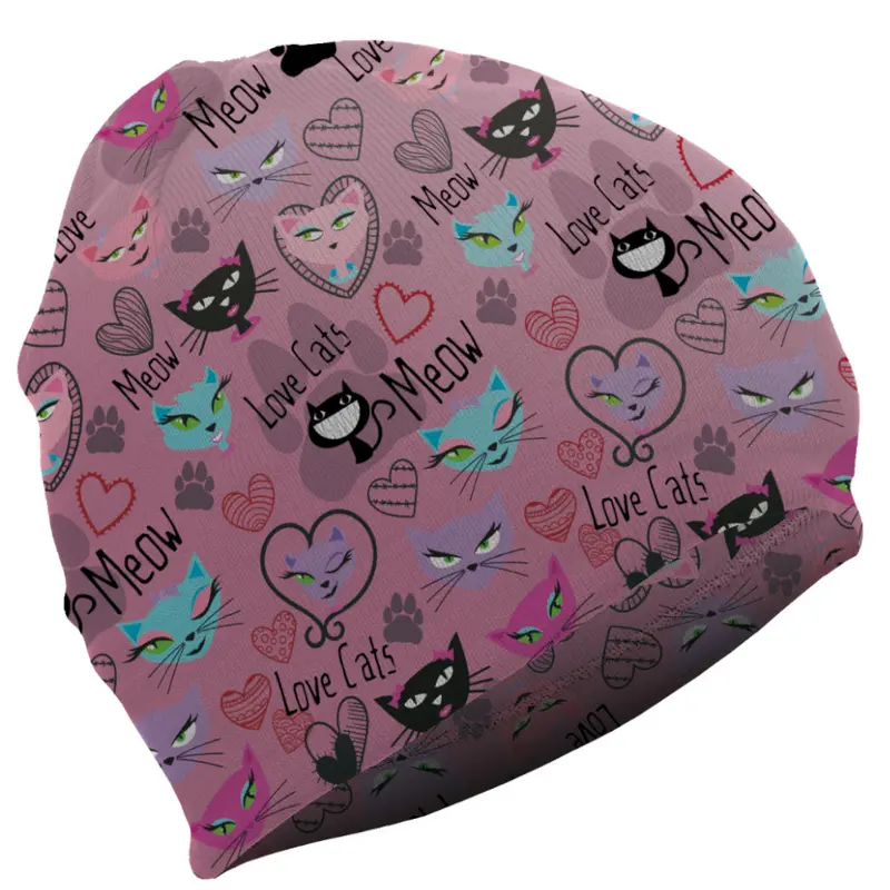 LOVE CATS Gorro polar para niños