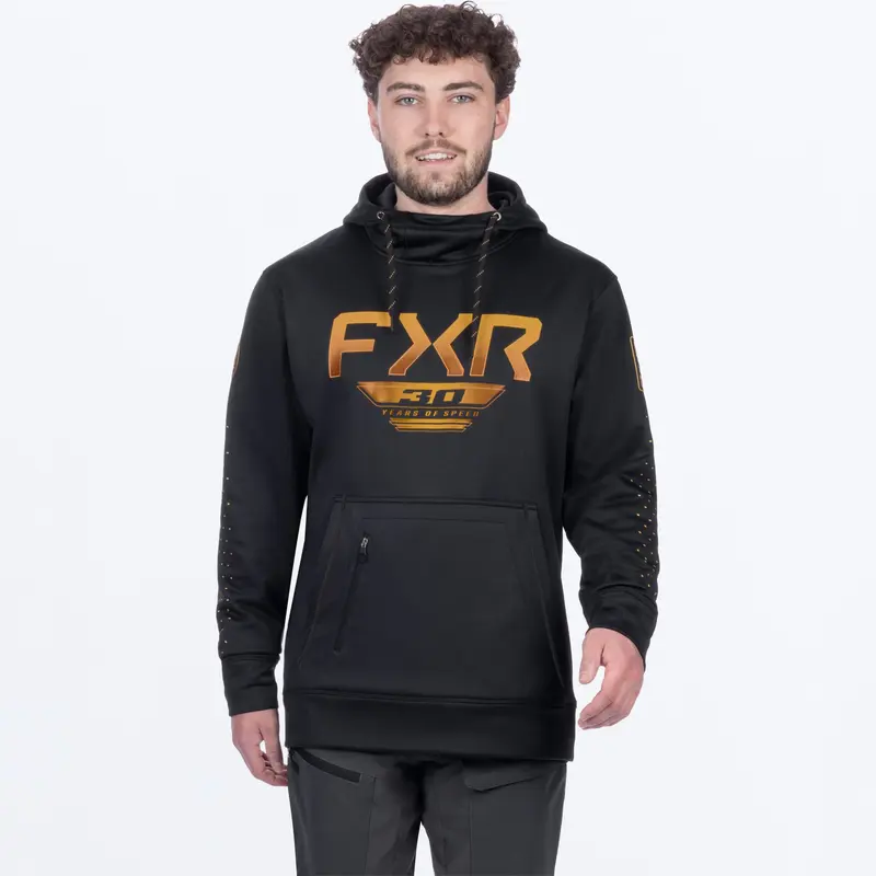 M 30 YEARS OF SPEED TECH PO HOODIE 26-BLACK/KASH
