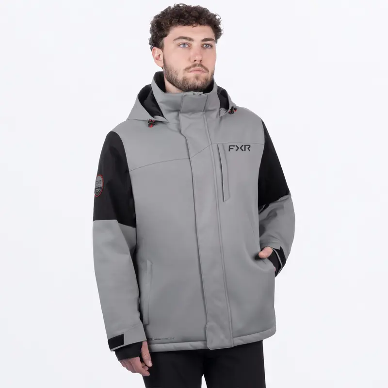 M ASCEND JACKET 26-GREY/BLACK