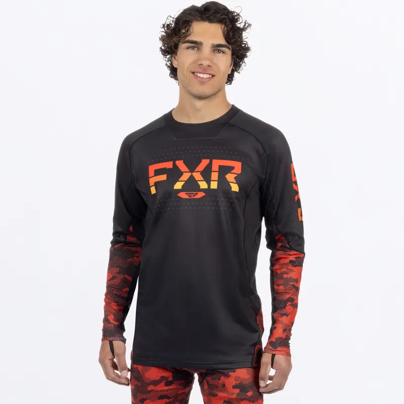M ATMOSPHERE LONGSLEEVE 23-RED HEX