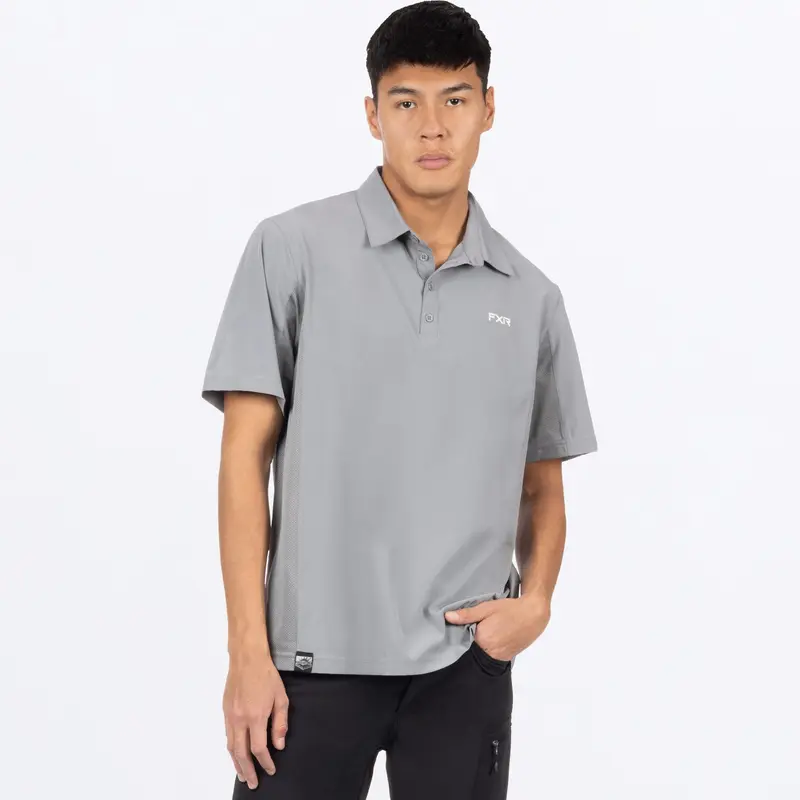 M BREEZE PERFORMANCE UPF POLO SHIRT 24-GREY