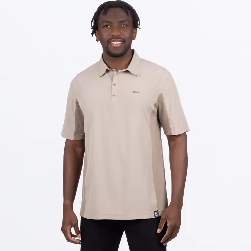 M BREEZE PERFORMANCE UPF POLO SHIRT 24-STONE
