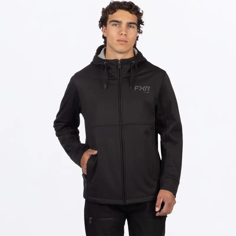 M HYDROGEN SOFTSHELL JACKET 26-BLACK/ASPHALT