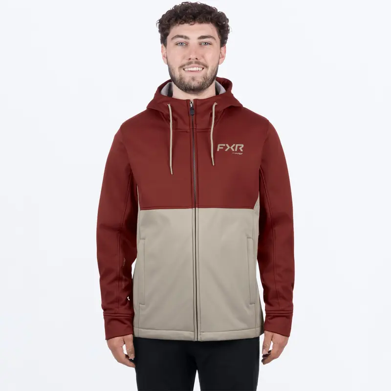 M HYDROGEN SOFTSHELL JACKET 26-OXBLOOD/STONE