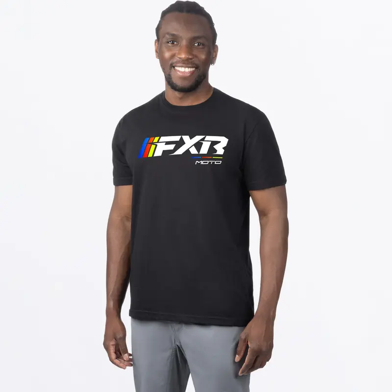 M MOTO PREMIUM T-SHIRT 26-BLACK/WHITE