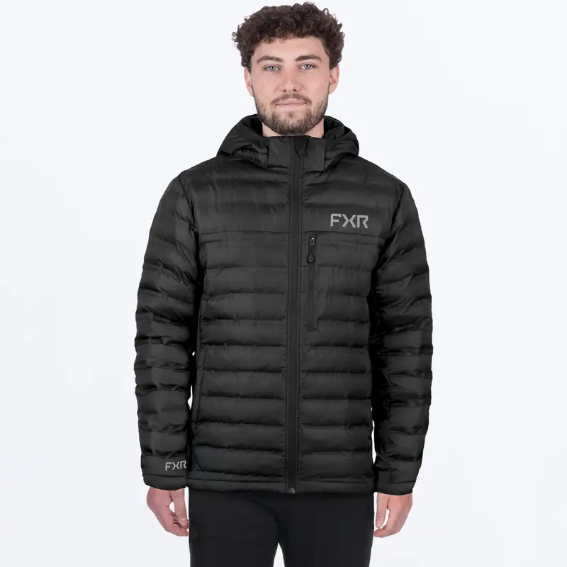 M PODIUM HYBRID QUILTED JACKET 26-BLACK