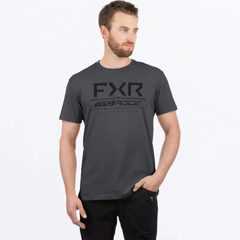 M RACE DIV PREMIUM T-SHIRT 25S-ASPHALT/BLACK