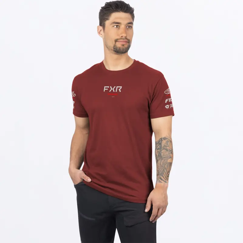 M STACK PREMIUM THIRT 26-OXBLOOD/RED