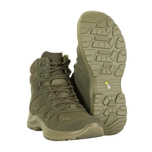M-Tac Botas Tácticas de Verano Iva Hombre Verde Oliva - Calzado Militar Transpirable
