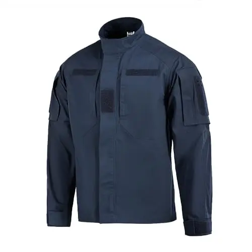 M-Tac Chaqueta Táctica Patrol Flex Hombre - Azul Marino XXL - Chaqueta de Campo con Paneles Velcro