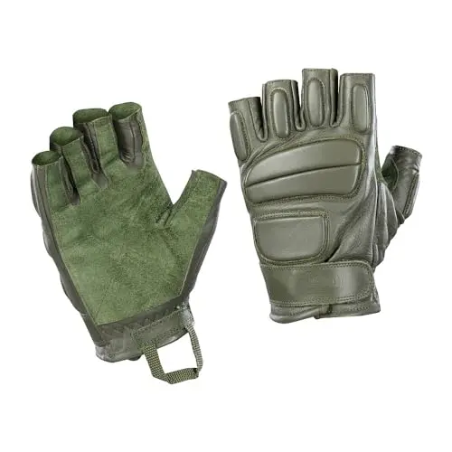 M-Tac Guantes Tácticos Sin Dedos Assault Mk.1 Piel Reforzada Olive Talla
