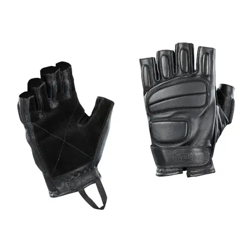 M-TAC Guantes Tácticos Sin Dedos Assault Tactical Mk.1 Cuero Negro Talla