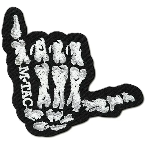 M-Tac Morale Patch Shaka Hand - Insignia Bordada Táctica