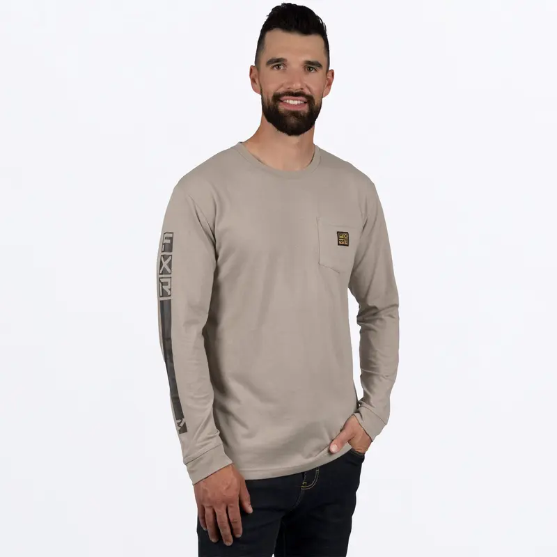 M WORK POCKET PREMIUM LONGSLEEVE 23-STONE