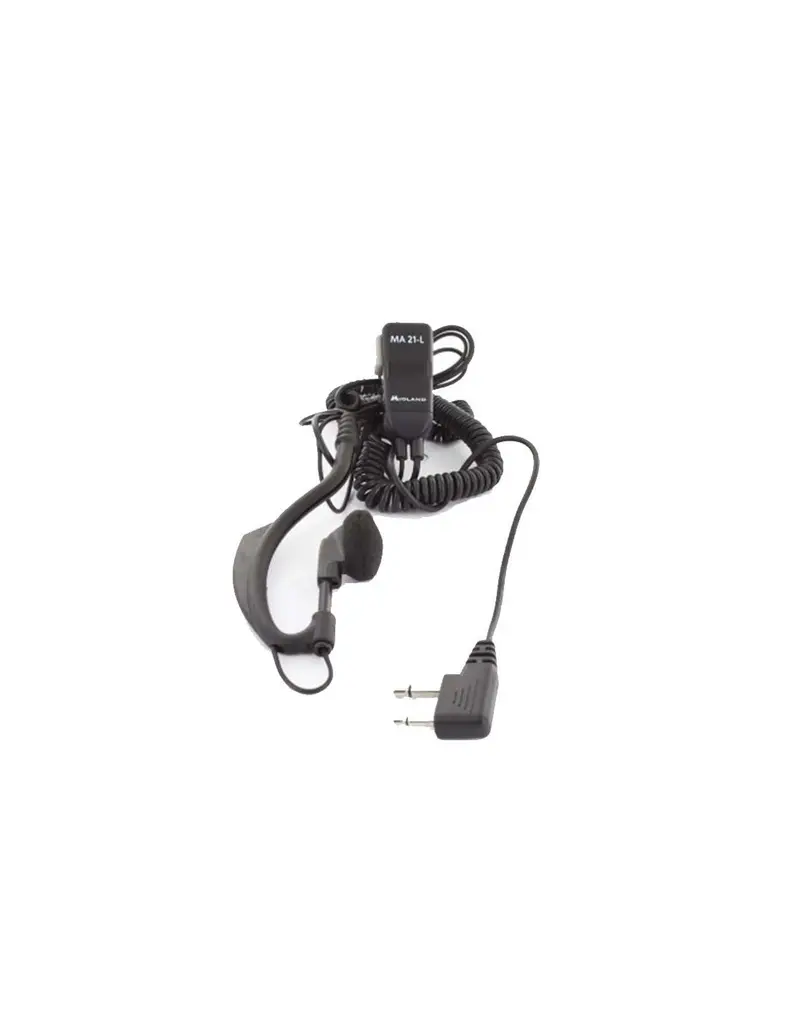 MA-21L solapa con auricular ajustable. VOX/PTT