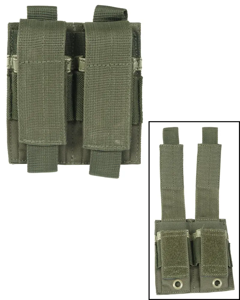 MAG.TASCHE F.PISTOLE DOUBLE OLIV