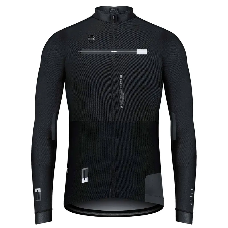 Maillot Gobik Hombre Manga Larga Cobble Dark Coal