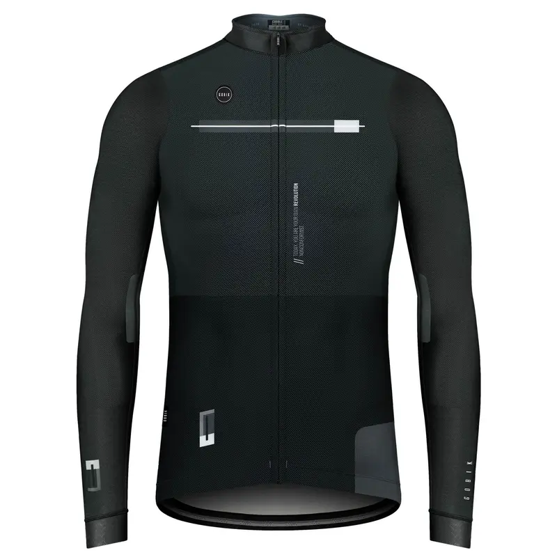 Maillot Gobik Hombre Manga Larga Supercobble Dark Coal