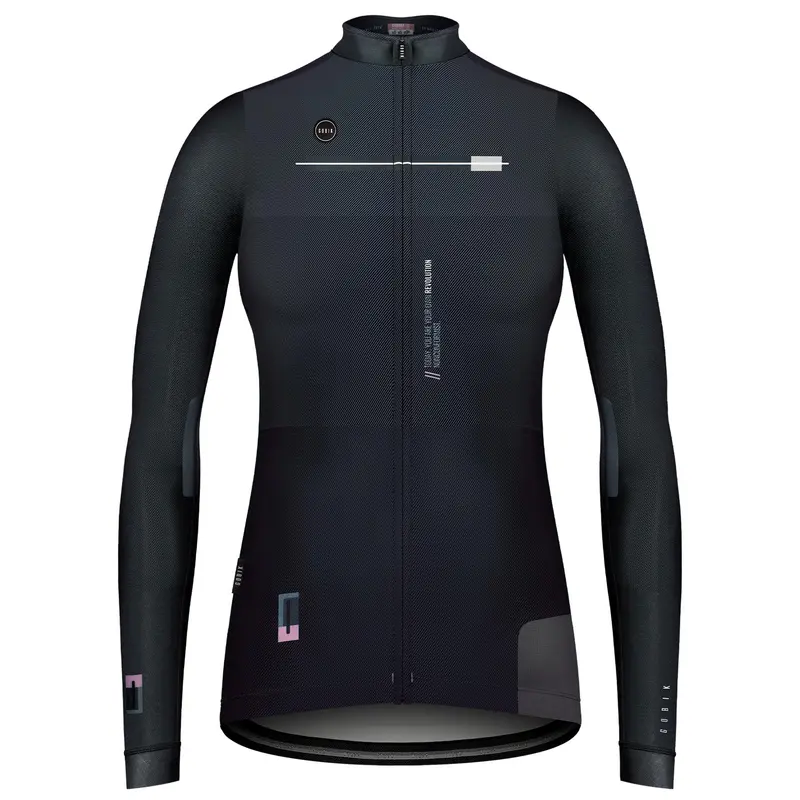 Maillot Gobik Manga Larga Cobble Mujer Dark Coal