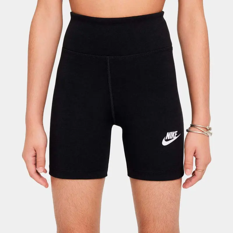 Mallas Nike Sportswear Classic Cortas De 13 cm Y Talle Alto - Niña