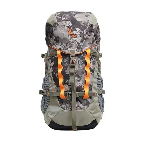 Markhor Mochila de caza Whitetail de 35 litros, Camuflaje Viper, funda acolchada para rifle