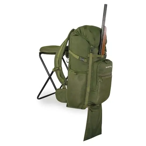 MARSUPIO FOR-REST 45 XL PF Mochila de Caza con Bolsillo para Rifle y Silla Integrada