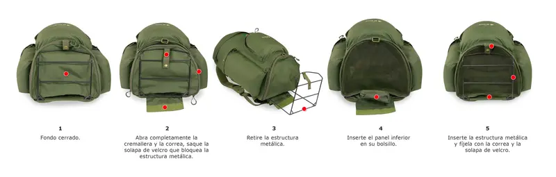 MARSUPIO FOREST 50 PRO - Mochila Especializada para Recolección de Setas y Hongos