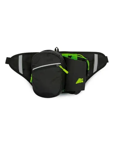 Marsupio Multisport Soft Prorta Botella Negro Verde