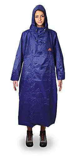 MARSUPIO OUTDOOR Poncho Impermeable Azul