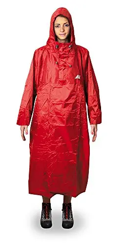 Marsupio Poncho unisex para niños, ligero, Unisex niños, Marsupio8033413809979, rojo,