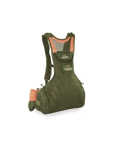 Marsupio Riñonera Suede Land, Mochila Chaleco de Caza Unisex – Adulto, Verde, 15