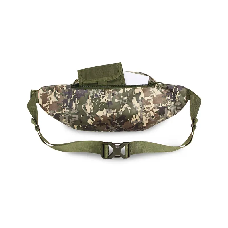 MARSUPIO SUEDE PRISMA Riñonera Camo - Diseño Camuflaje en Ante Premium