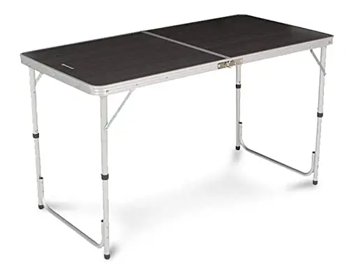 Mesa Plegable Compacta Doble Gris Highlander