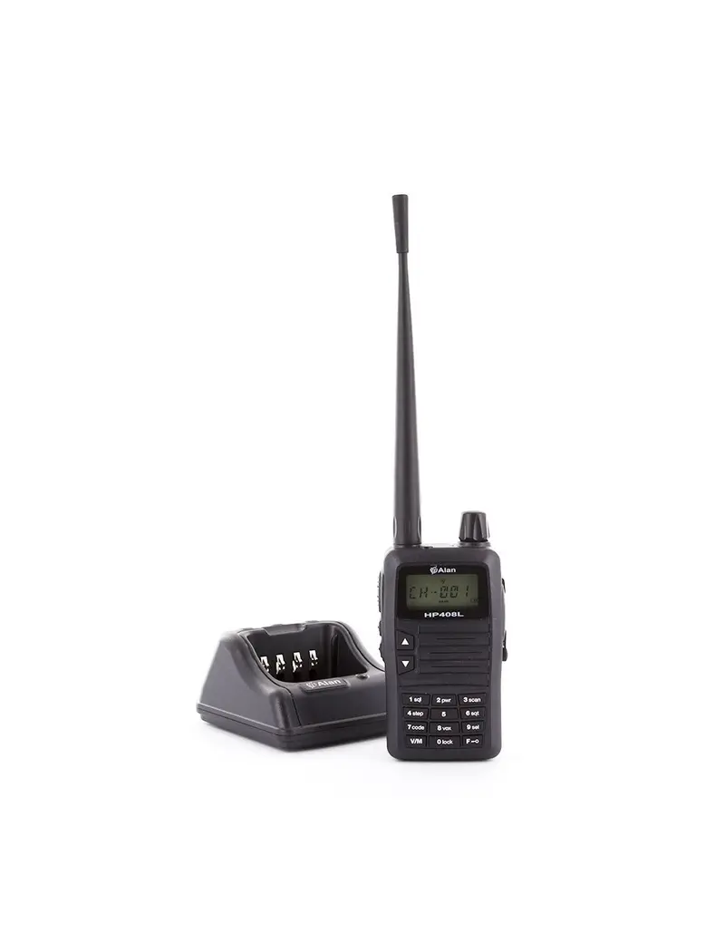 Midland ALAN HP 408L Walkie Talkie Profesional UHF 298 Canales Portátil