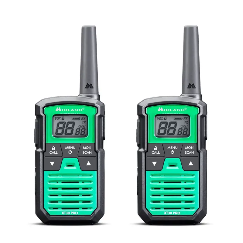 Midland XT30 PRO Pareja Blister - Walkie Talkies Profesionales de Largo Alcance