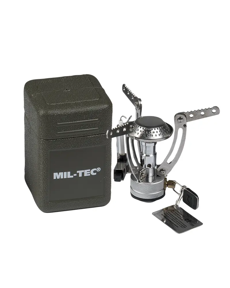 Mil-Tec Adaptador para Cartucho de Gas Spider con Contenedor - Conexión Segura