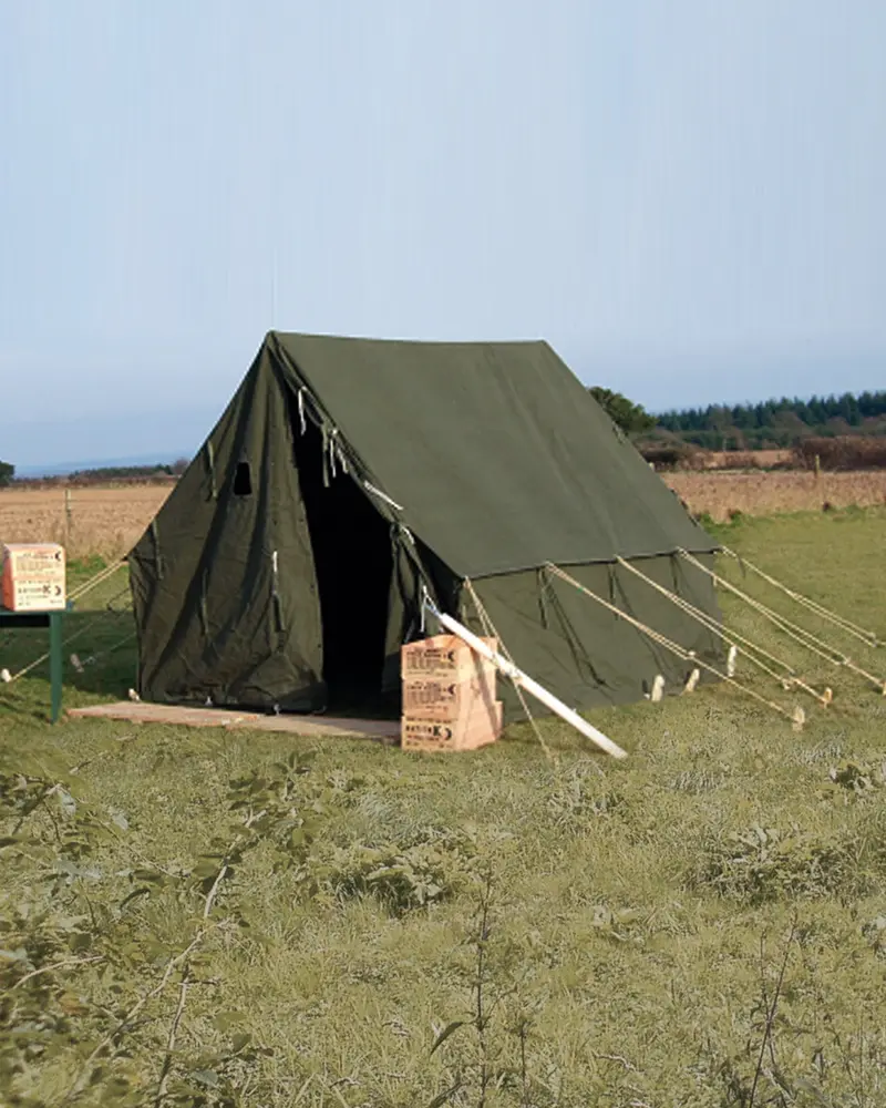 Mil-Tec Armeezelt US Small Wall 2,70x2,70m Oliv - Tienda Militar Táctica Verde