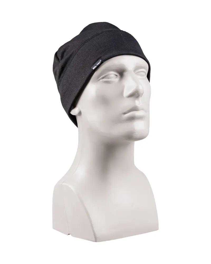 Mil-Tec Army Beanie Soft Negro - Gorro Militar Táctico de Lana Suave
