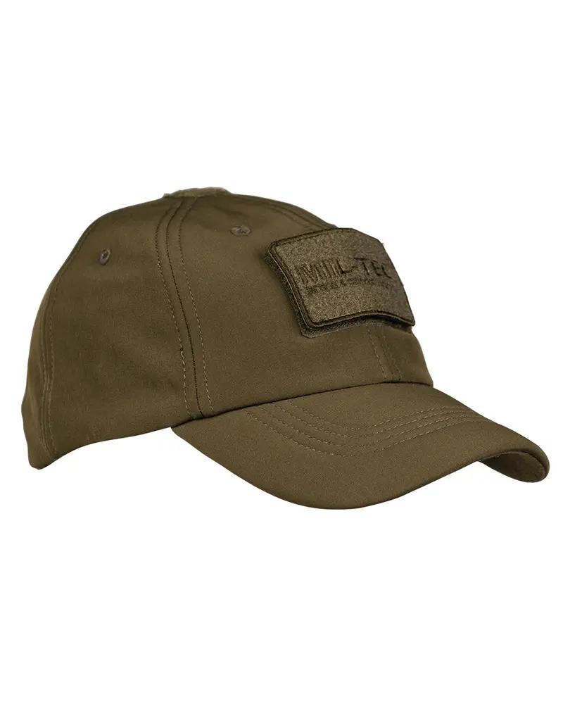 Mil-Tec Baseball Cap Softshell Oliva - Gorra Técnica Resistente al Viento