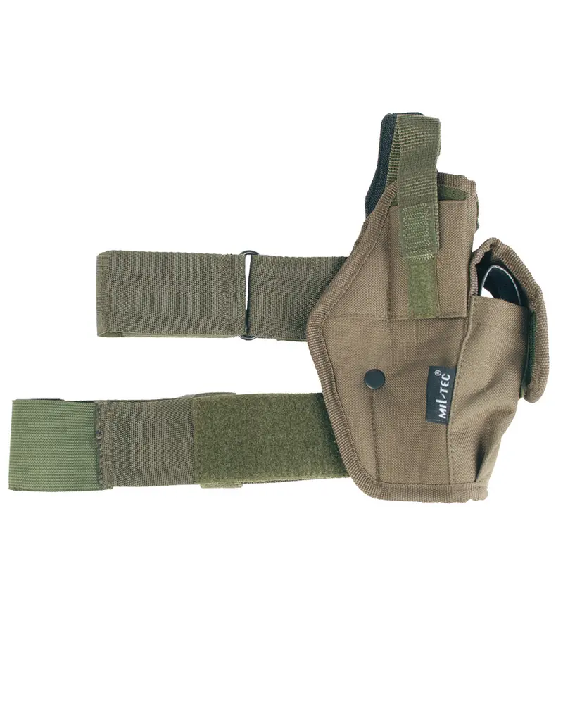 Mil-Tec Beinholster Oliv - Funda Táctica de Pierna Color Oliva Ultraligera