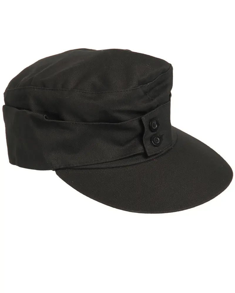 Mil-Tec Bergmütze M43 Gorra Militar Moleskin Negro - Estilo Clásico Resistente