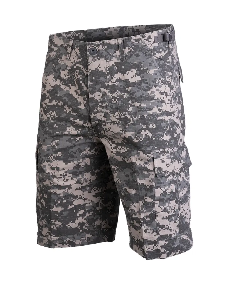 Mil-Tec Bermuda Ripstop Camuflaje AT-Digital - Pantalón Corto Táctico Prelavado