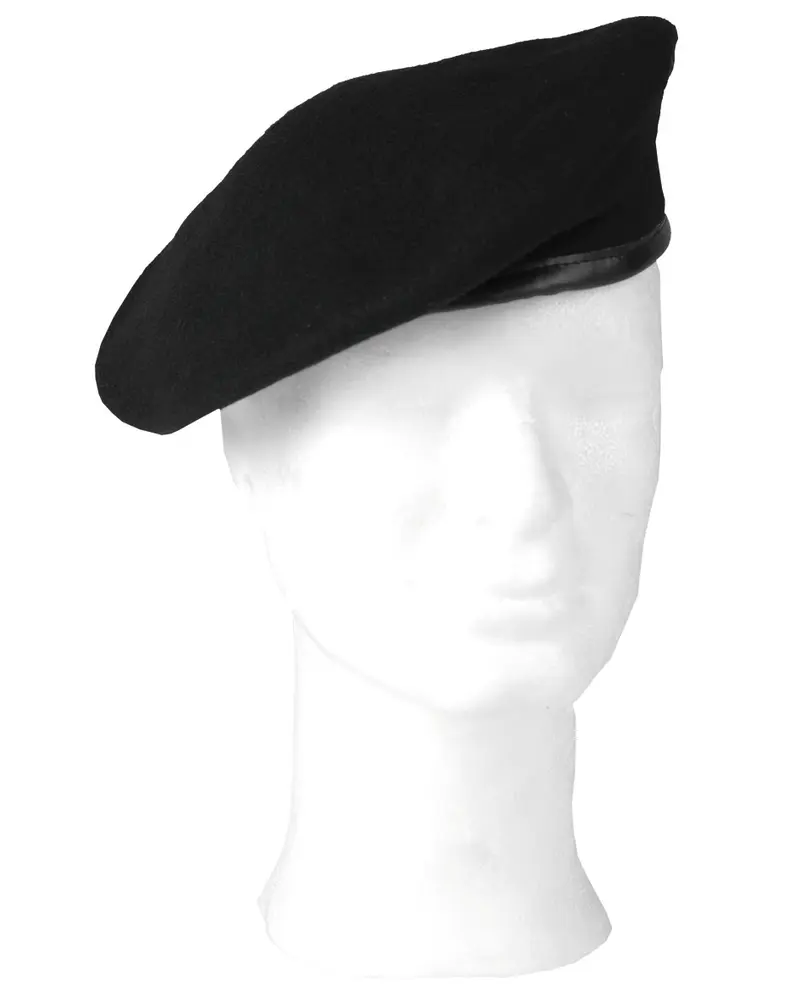 Mil-Tec Boina Militar Negra - Barett Schwarz Táctica de Alto Rendimiento
