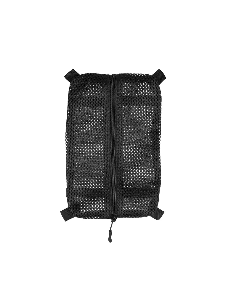 Mil-Tec Bolsa de Red Táctica con Velcro Mediana Negra - Netzbeutel Militar