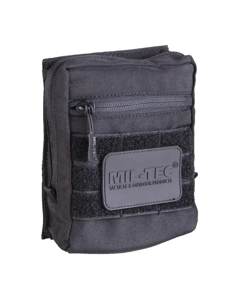 Mil-Tec Bolsa Táctica Multiusos con Velcro - Koppeltasche Negro